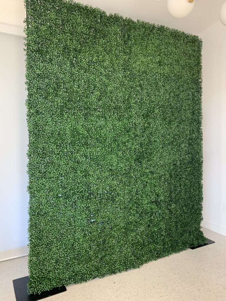 6ft x 6ft grass wall backdrop